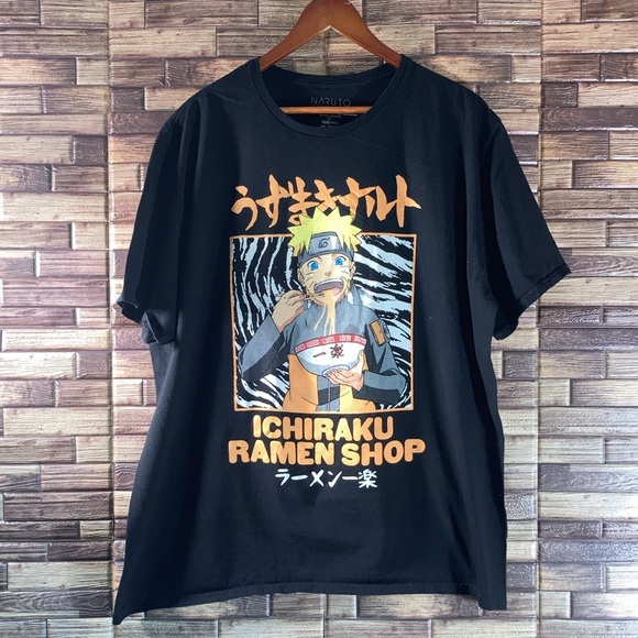 Bundle of 3 2XL T Shirt Ichiraku Ramen Shop Naruto Shippuden My Hero Academia - Picture 5 of 14